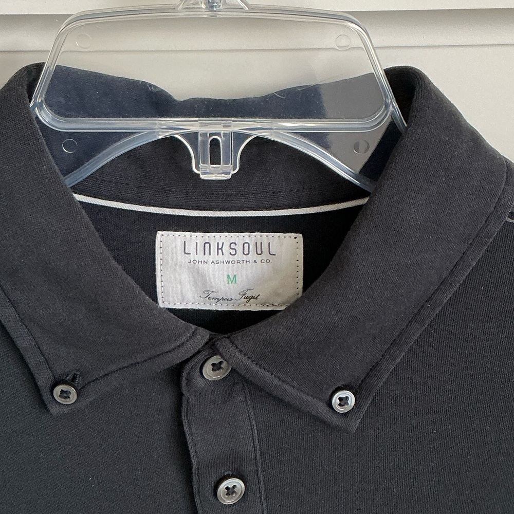 Linksoul Men's Charcoal Polo Shirt